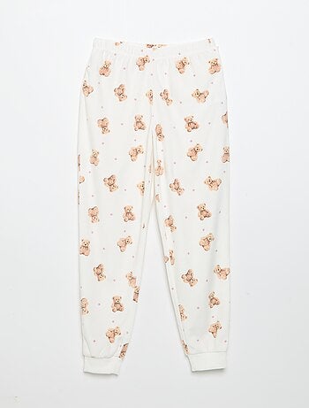 Pyjama imprimé 2 pièces - Sweat + pantalon