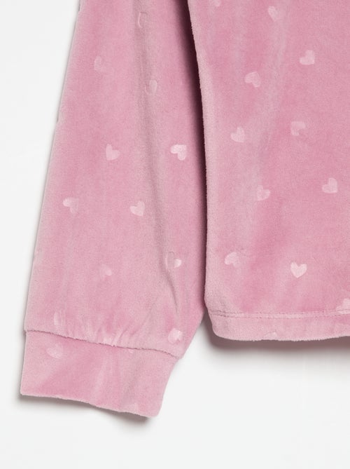 Pyjama imprimé 2 pièces - Sweat + pantalon - Kiabi