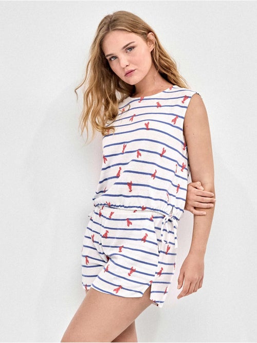 Pyjama imprimé homards - Kiabi