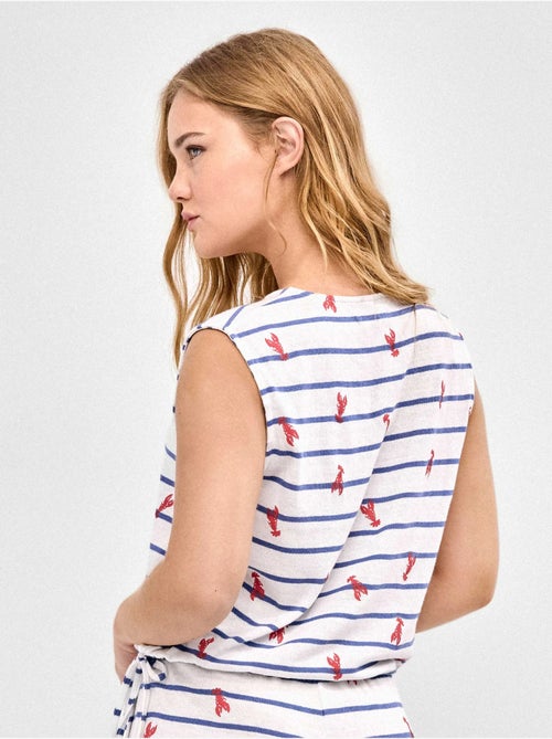 Pyjama imprimé homards - Kiabi