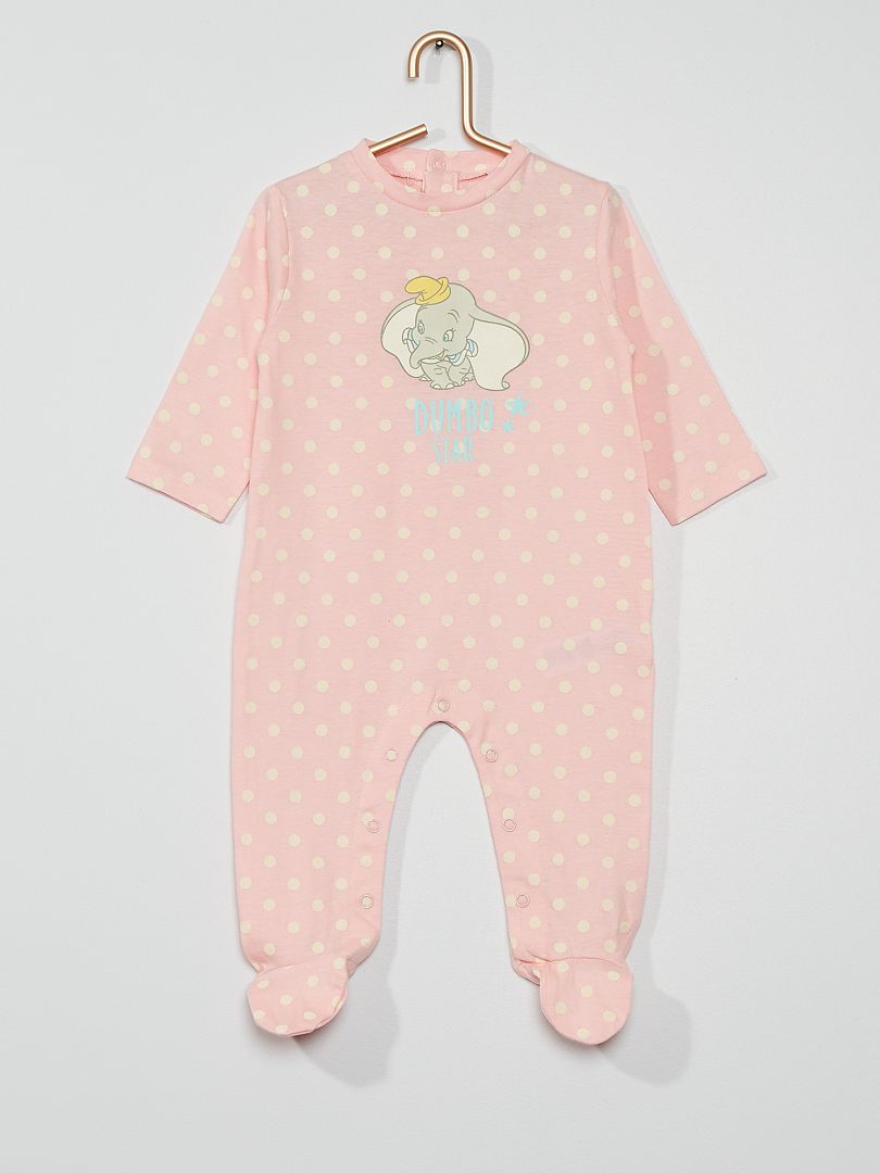 Pyjama jersey 'Dumbo' rose - Kiabi