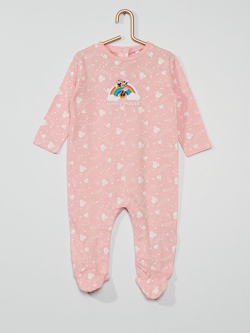 Pyjama jersey 'Minnie' rose - Kiabi
