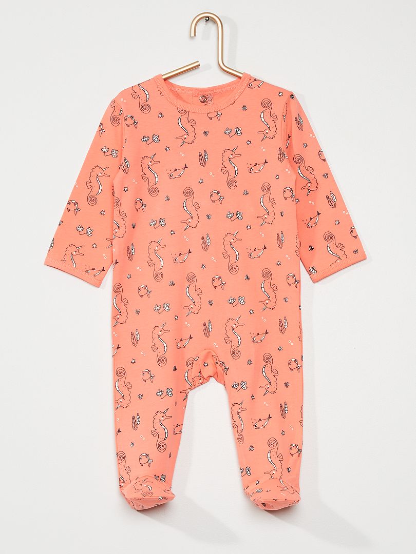 Pyjama jersey rose - Kiabi