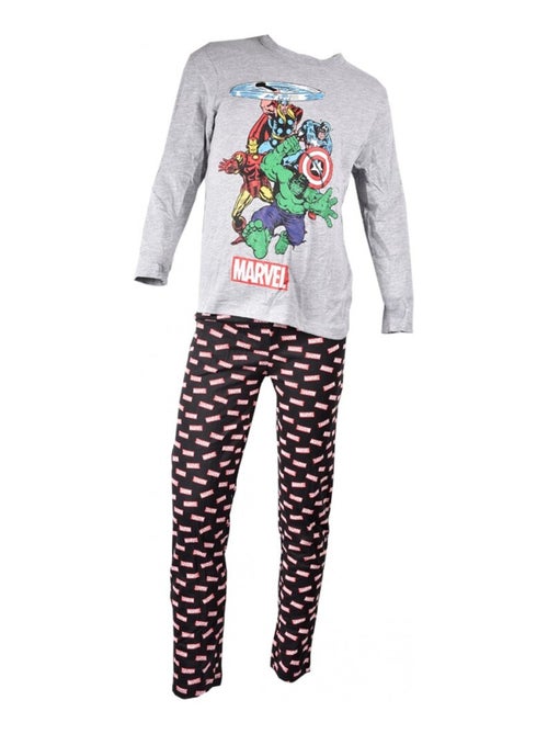 Pyjama kinderen LICENCE AVENGERS katoen - Set van 2 - Kiabi