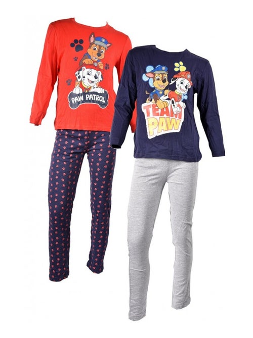 Pyjama kinderen PAT PATROUILLE katoen - Set van 2 - Kiabi