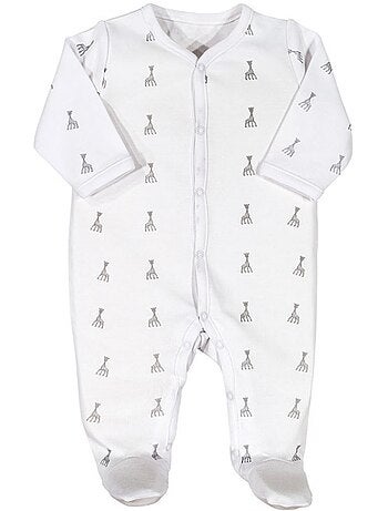 Pyjama léger blanc Sophie la girafe (3 mois)