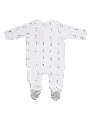Pyjama léger blanc Sophie la girafe (3 mois)
