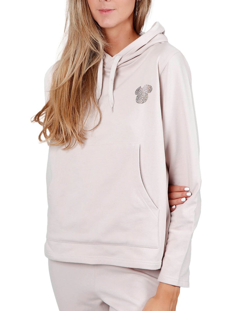 Pyjama legging sweat capuche minnie soft disney Ecru - Kiabi