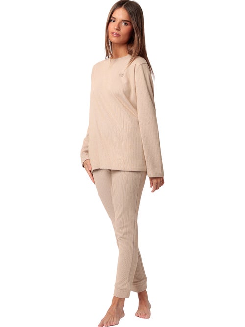 Pyjama legging top met lange mouwen supersoft - Kiabi Pyjama legging top met lange mouwen supersoft - Kiabi