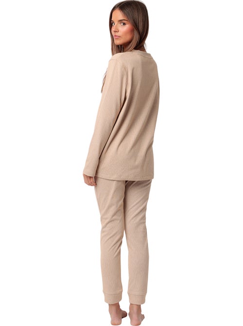 Pyjama legging top met lange mouwen supersoft - Kiabi Pyjama legging top met lange mouwen supersoft - Kiabi