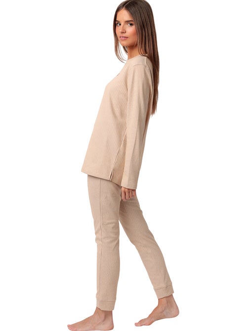 Pyjama legging top met lange mouwen supersoft - Kiabi Pyjama legging top met lange mouwen supersoft - Kiabi