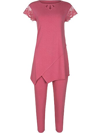 Pyjama leggings tunique manches courtes juliette