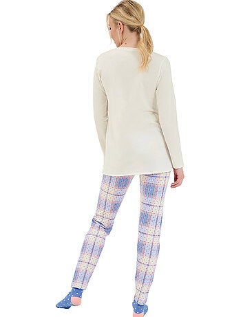 Pyjama leggings tunique manches longues holiday