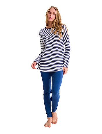 Pyjama leggings tunique manches longues infinity