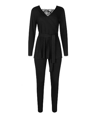 Pyjama leggings tunique manches longues sympathy