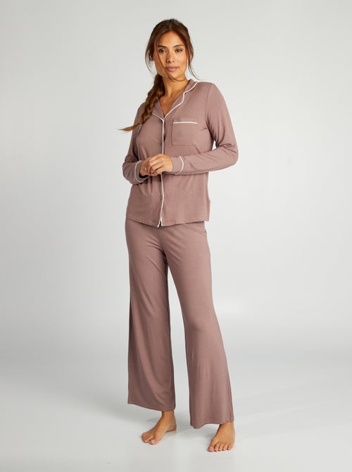 Pyjama long - 2 pièces - Kiabi