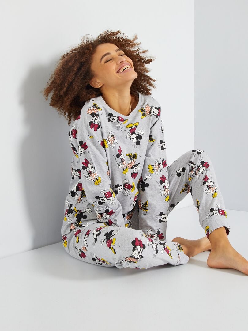 Pyjama long - imprimé 'Mickey' - 2 pièces