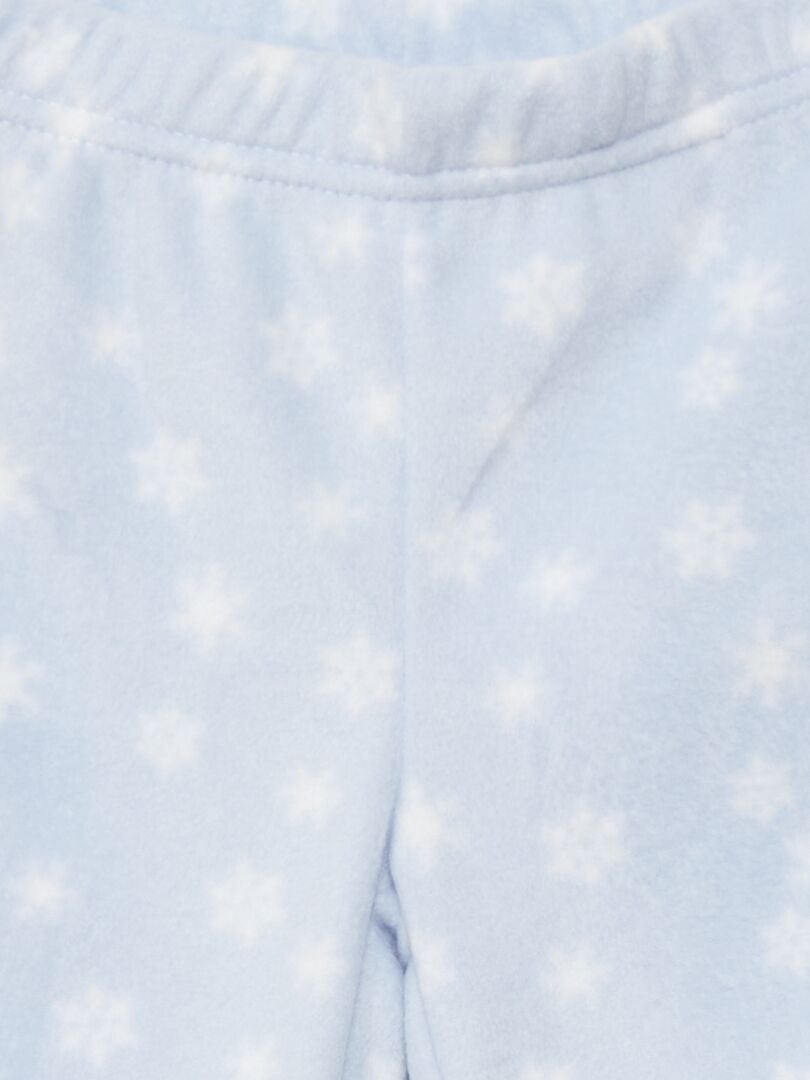 Pyjama long - imprimé 'Olaf' - 2 pièces Bleu ciel - Kiabi