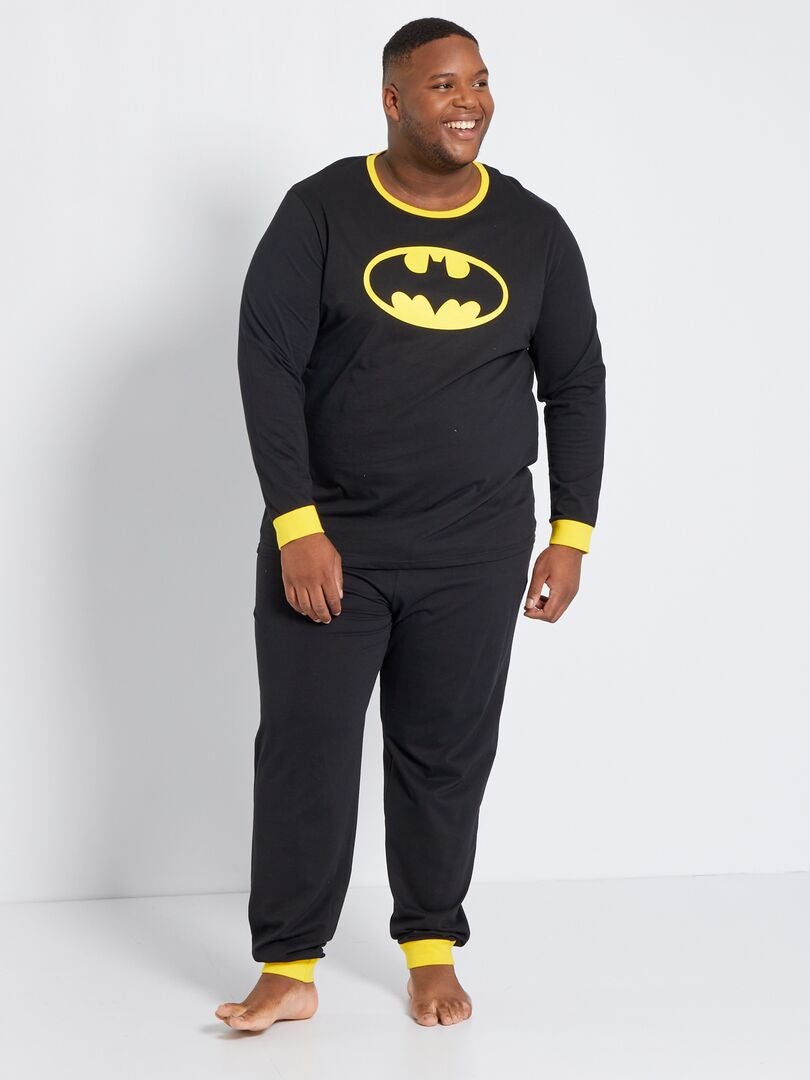 Pyjama long 'Batman' - 2 pièces Rouge/noir - Kiabi