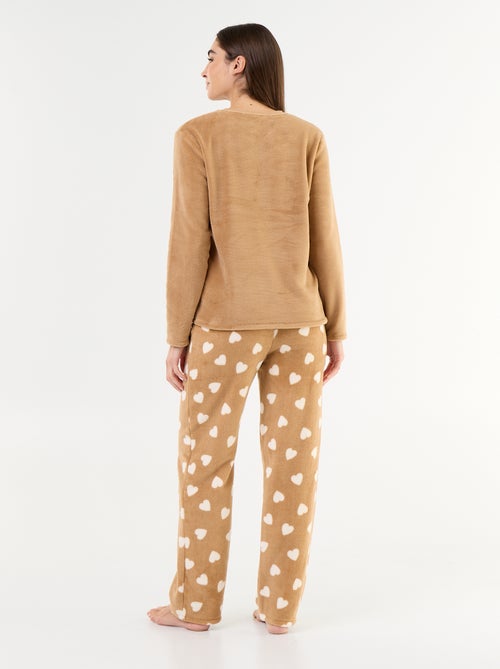 Pyjama long 'Bunny' de 'Disney' en polaire - 2 pièces - Kiabi