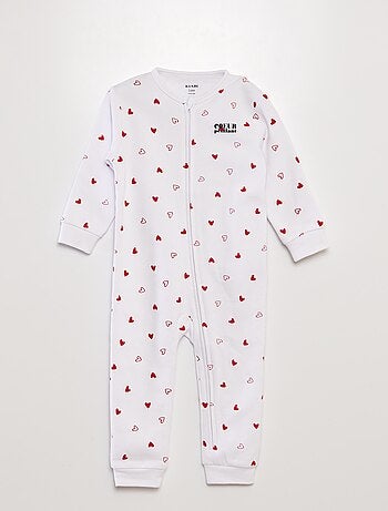 Pyjama long chaud 'Amour'