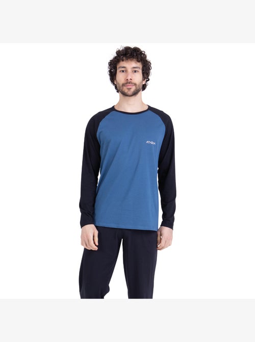 Pyjama long col rond homme ecopack construction athena - Kiabi Pyjama long col rond homme ecopack construction athena - Kiabi