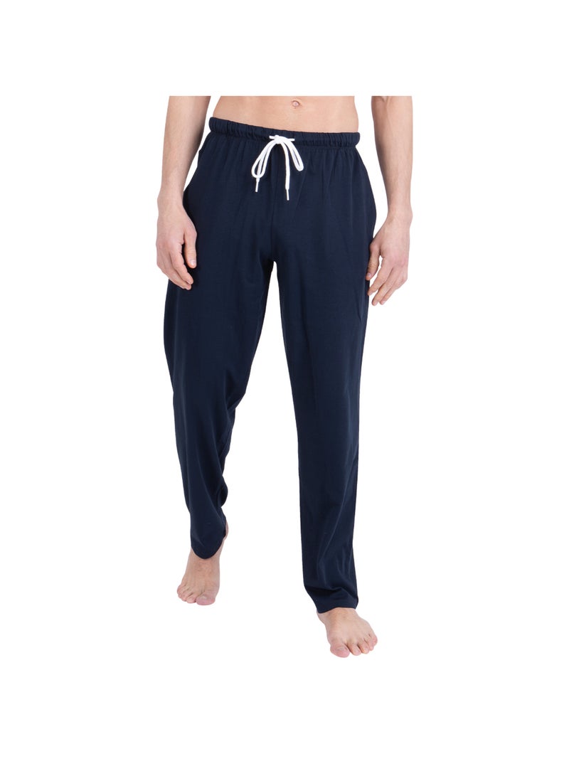 Pyjama long col rond homme rayures ocean club athena Bleu - Kiabi