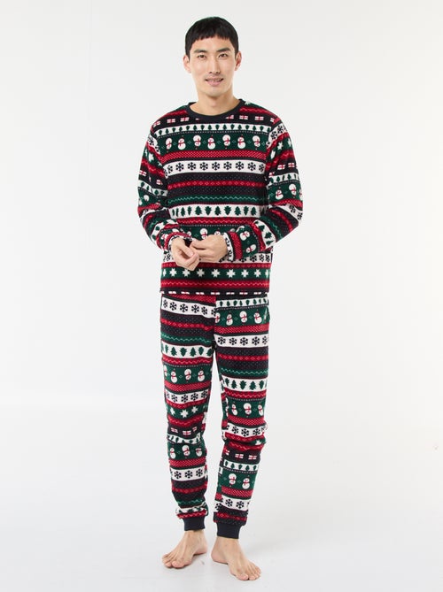 Pyjama long de Noël - 2 pièces - Kiabi