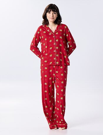 Pyjama long de Noël 'Le Grinch' - 2 pièces