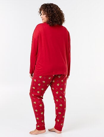 Pyjama long de Noël 'Le Grinch' - 2 pièces