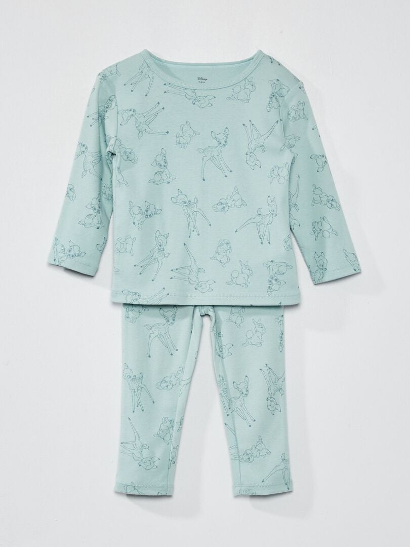 Pyjama long 'Disney' en jersey - 2 pièces Bleu - Kiabi