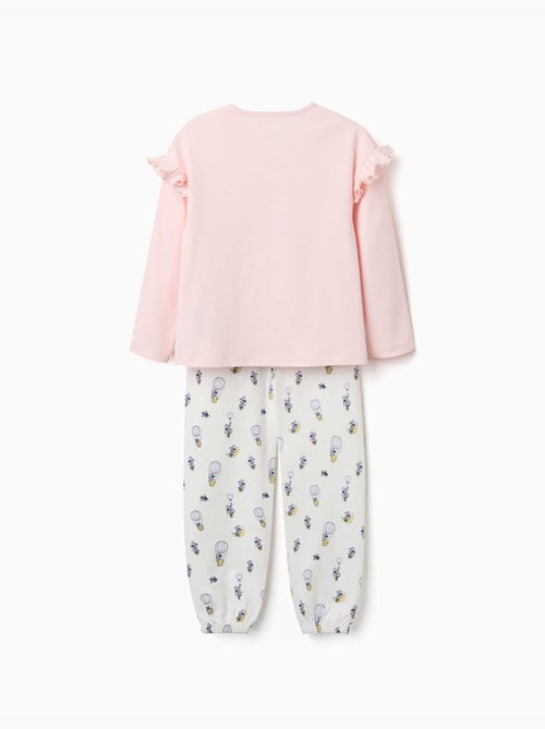 Pyjama long en coton avec imprimés Minnie - Kiabi