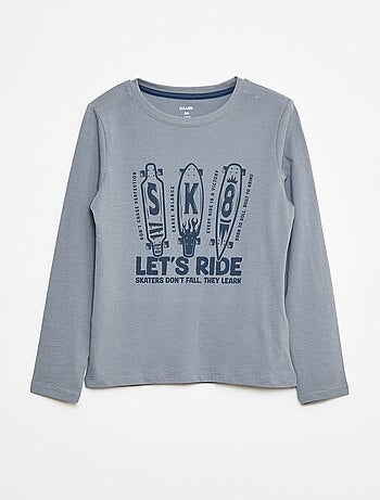 Pyjama long en jersey avec imprimé - 2 pièces