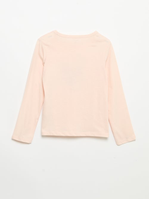 Pyjama long en jersey de coton - 2 pièces - Kiabi