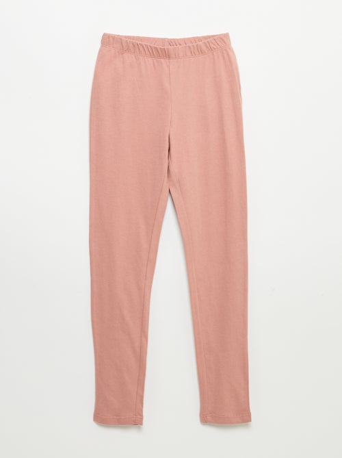 Pyjama long en jersey de coton - 2 pièces - Kiabi