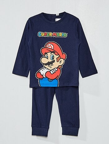 Pyjama long en jersey 'Mario Kart' - Kiabi