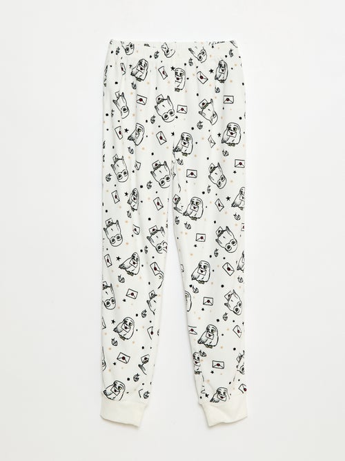 Pyjama long en polaire 'Harry Potter' - 2 pièces - Kiabi