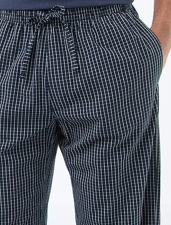 Pyjama long en popeline - 2 pièces