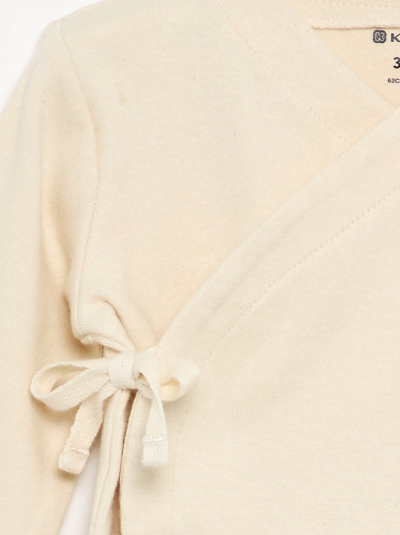 Pyjama long évolutif - collection facile à enfiler Beige - Kiabi