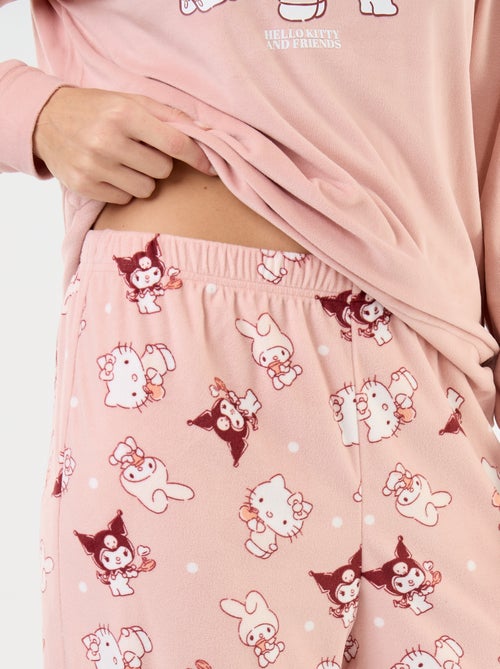 Pyjama long 'Hello Kitty' - 2 pièces - Kiabi