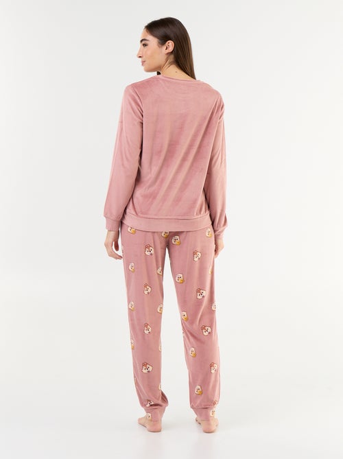 Pyjama long imprimé 'Disney' - 2 pièces - Kiabi