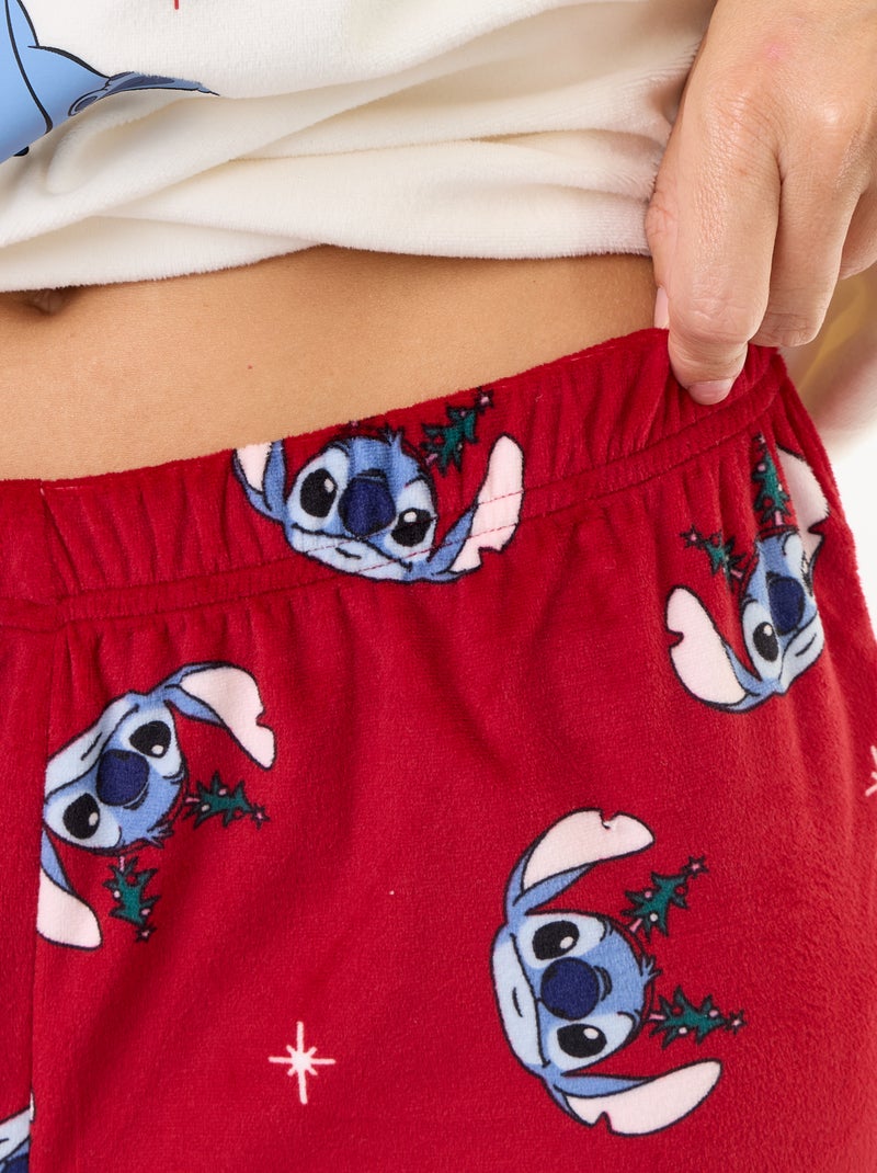 Pyjama long imprimé 'Disney' - 2 pièces Rouge - Kiabi