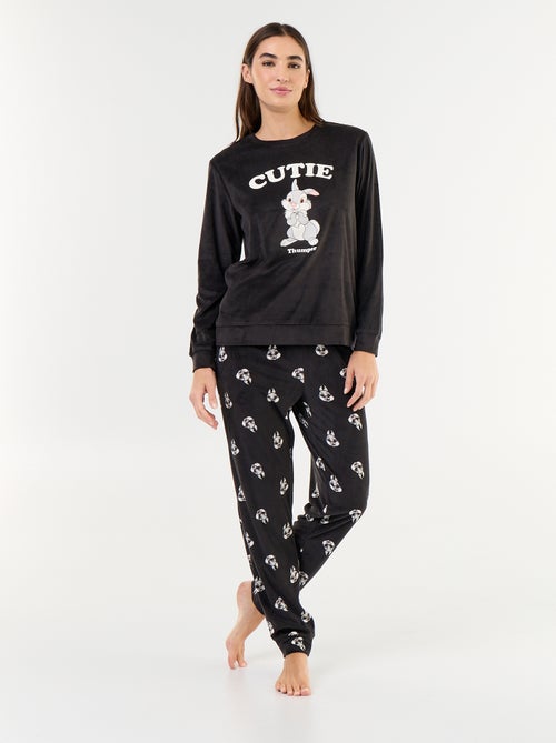 Pyjama long imprimé 'Disney' - 2 pièces - Kiabi