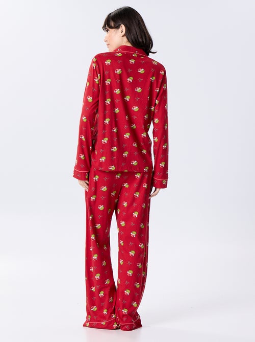 Pyjama long 'Le Grinch' - 2 pièces - Kiabi