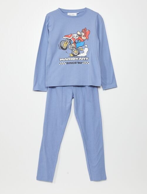 Pyjama long 'Mario Kart' - 2 pièces - Kiabi