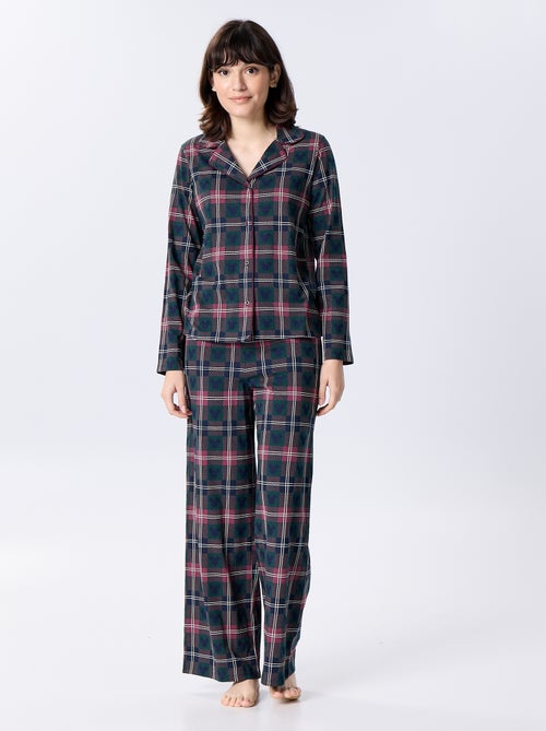 Pyjama long 'Mickey' 'Disney' - 2 pièces - Kiabi