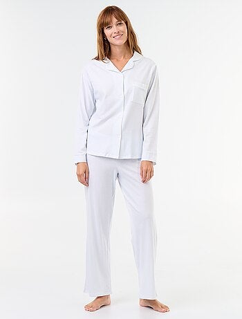 Pyjama long motif - 2 pièces
