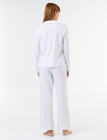 Pyjama long motif - 2 pièces