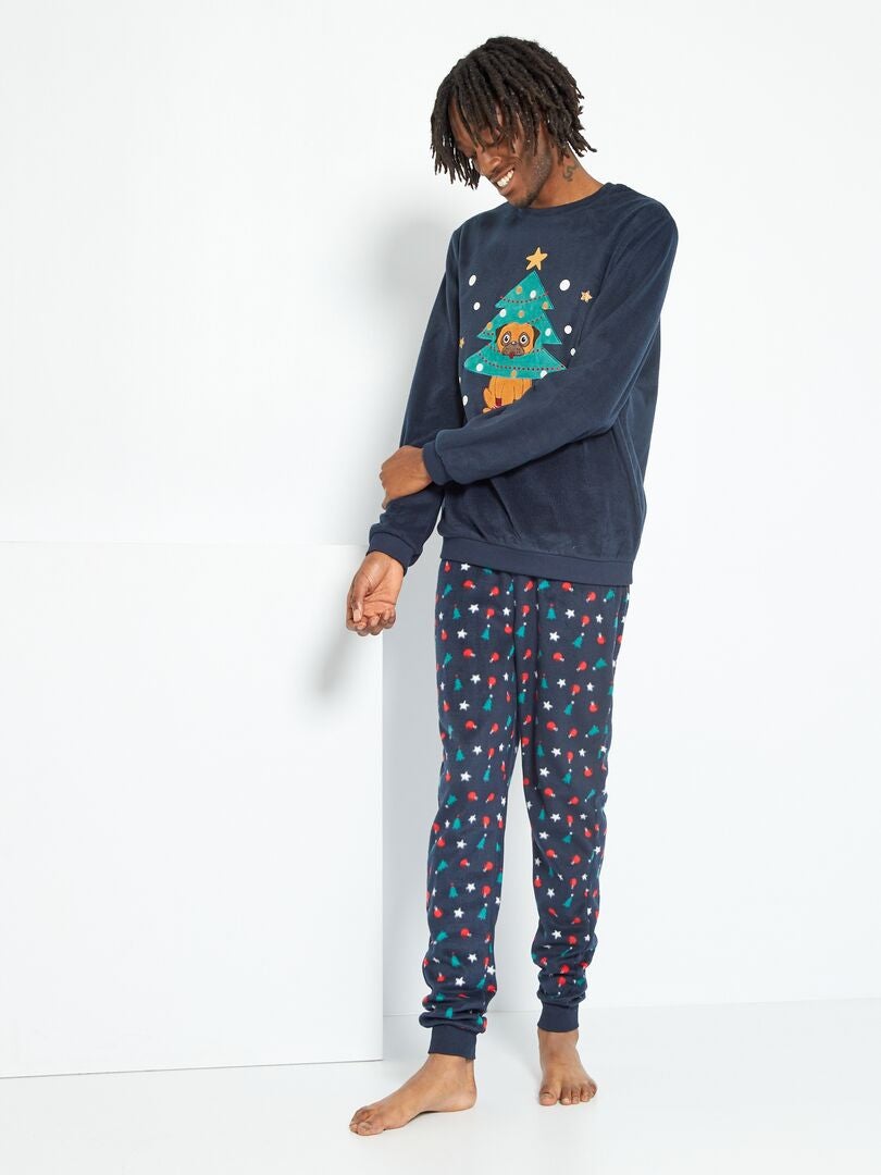 Ensemble Pyjama Polaire Bleu Ciel Pierre Balmain - Taille 42/44 - Neuf Sans étiquettes