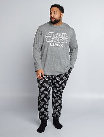 Pyjama long 'Star Wars' T-shirt + pantalon - 2 pièces - Kiabi